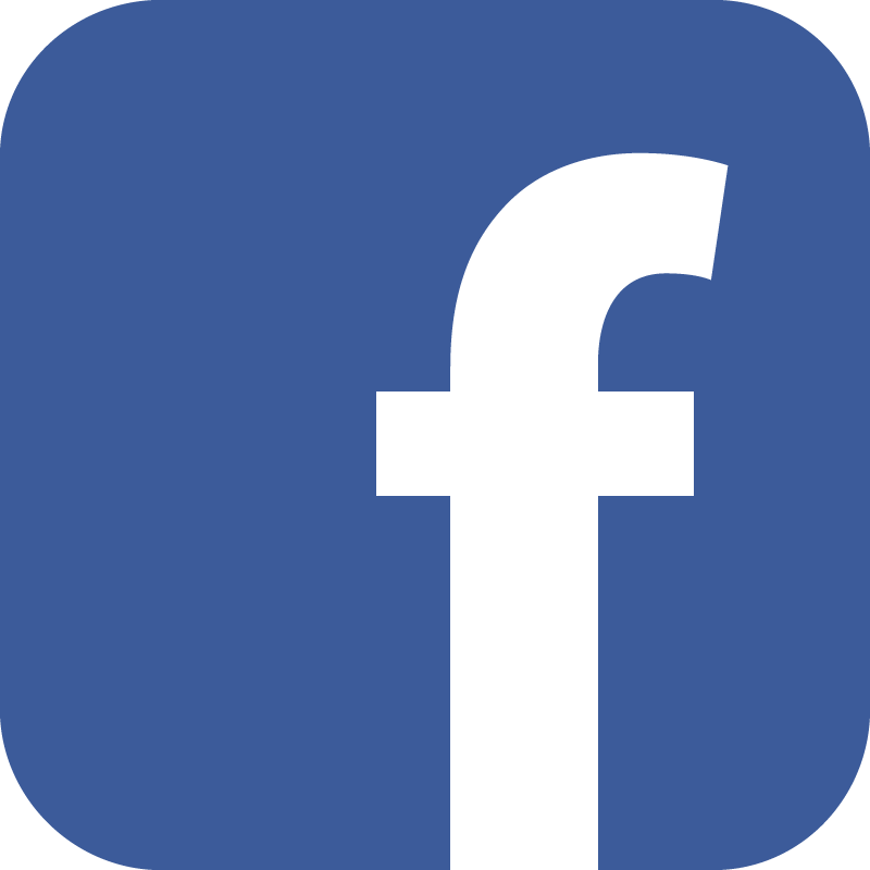 Facebook logo with link to our Facebook page